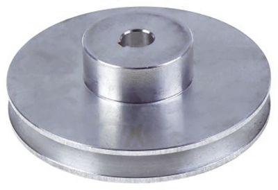 Kileremskive Aluminium 1x Akseholder ø 16mm Skivebredde 20mm Rillebredde 4mm Rilledybde 14mm