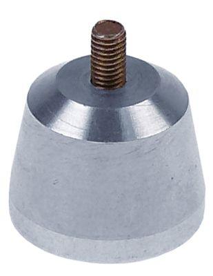 Apparatfod Gevind M5 ø 28mm H 24mm C4-C6-C9 Gevind L 8mm VPE 1 Stk.