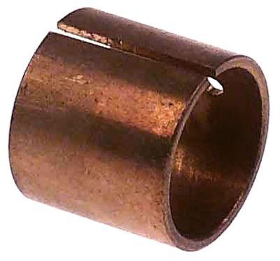 Bøsning Bronce ID ø 19mm UD ø 22mm H 20mm til slæder