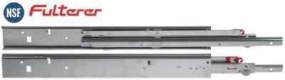 Teleskopskinnepar L 500mm AL 485mm L1 28mm L2 156mm L3 348mm L4 476mm CNS H 605mm B 18mm