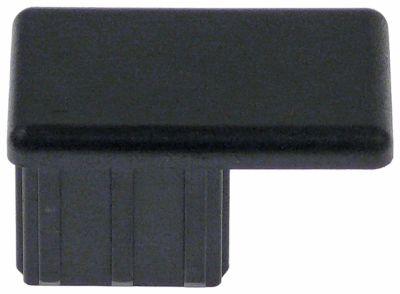 Prop Plastik Indbygningsmål 31x28mm firkantet