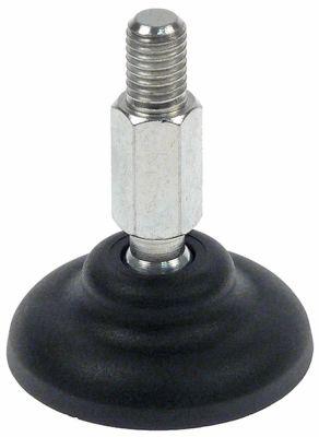 Apparatfod Gevind M10x1,5 ø 50mm H 62mm SW 13 Gevind L 15mm