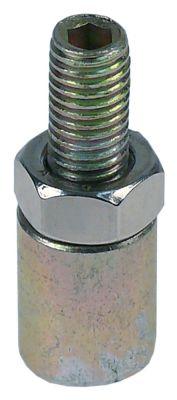 Bolt til apparatfod Gevind M12 ø 20mm H 30mm Gevind L 38mm