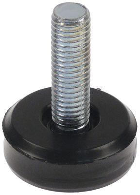 Apparatfod Gevind M10 ø 34mm H 12mm Gevind L 32mm VPE 1 Stk.