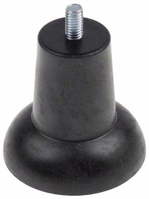 Apparatfod Gevind M6 ø 48mm H 48mm Gevind L 11mm VPE 1Stk.