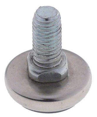 Apparatfod Gevind M10 ø 30mm H 34mm SW 13 Gevind L 195mm VPE 1Stk.