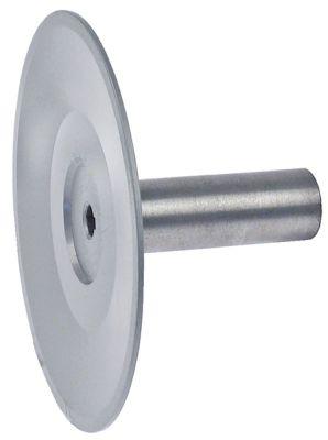 Remskive Metal ø 180mm Indføring ø 33mm nede til højre Model 20 liter Akseholder ø 14mm