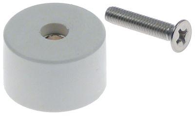 magnet ø 20,8mm H 12,5mm ID ø 5mm with screw