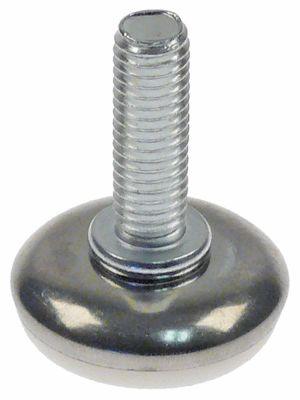 Apparatfod Gevind M8 ø 28mm Gevind L 24mm