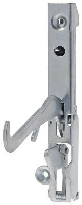 Bageovnshængsel L 154mm Laskeposition højre BA 118mm Fjederlængde 60mm Rilleafstand 13mm