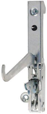 Bageovnshængsel L 153mm B 20mm Laskeposition højre BA 118mm Fjederlængde 61mm Rilleafstand 11mm