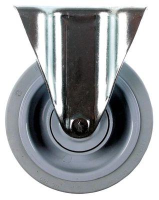 Bærerulle Pladefastgørelse LA 105x77mm H 200mm -20 til +80°C ø 160mm Hjulbredde 46mm