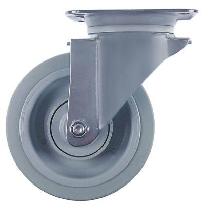 Styrerulle Pladefastgørelse LA 105x75mm H 200mm uden låseanordning -20 til +80°C ø 160mm