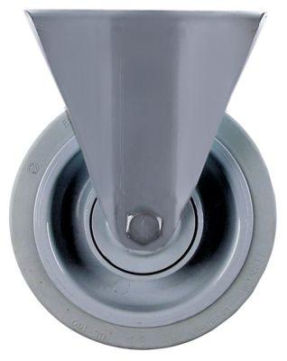 Styrerulle Pladefastgørelse LA 105x75mm H 240mm -20 til +80°C ø 200mm Hjulbredde 46mm