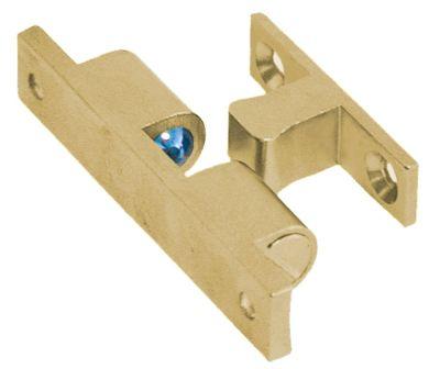 Snaplukkeanordning Messing H 13mm L 49mm B 9mm BA 41mm komplet med lukkemekanisme