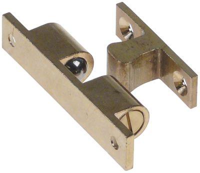 Snaplukkeanordning Messing H 20mm L 69mm B 125mm BA 57mm komplet med lukkemekanisme