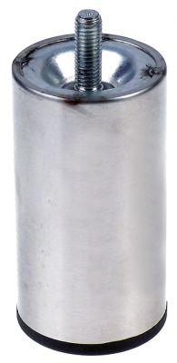 Apparatfod Gevind M10 Rør ø 59mm Rustfrit stål H 94-140mm VPE 1 Stk.