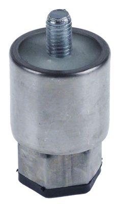 Apparatfod Gevind M10 Rør ø 38mm CNS H 55/60mm Størrelse 1 1/2