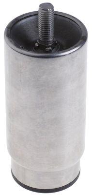 Apparatfod Gevind M12 Rør ø 64mm CNS H 135-215mm Størrelse 2 1/2