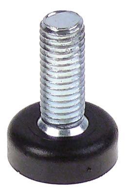 Apparatfod Gevind M10 ø 24mm H 8mm Gevind L 25mm VPE 1Stk.