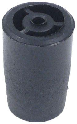Apparatfod ø 18,5/22,5mm H 33mm Boring ø 4mm VPE 1 Stk.