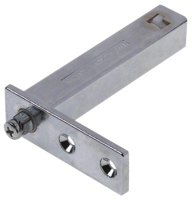 Fjederhængsel H 103mm L 75mm B 25mm BA 254mm IP venstre/højre A 5mm B 10mm Holder 7,5x7,5