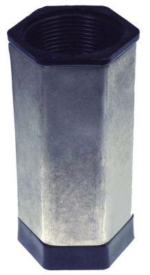 Apparatfod H 125mm 1½