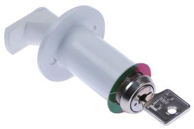 Lukkecylinder Indbygning ø 19mm Drejevinkel 180° Rigellængde 32mm Rigelbredde 17mm