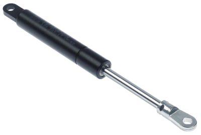 Gastrykfjeder L 233mm 167N D1 ø 185mm D2 ø 8mm Hul ø 8mm til vakuumapparat