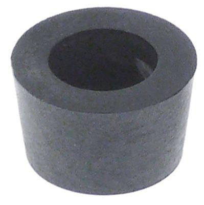 Apparatfod Plastik ø 20mm H 12mm Boring ø 5mm til enhed GHR1040 VPE 1Stk.