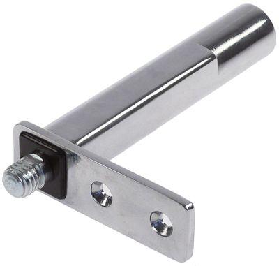Fjederhængsel Metal L 136mm B 24mm BA 25mm forkromet, poleret Lågehængsel til højre