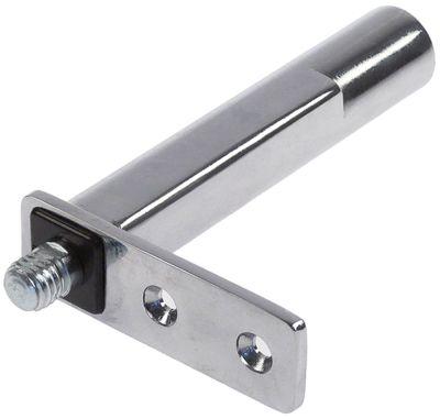 Fjederhængsel Metal L 136mm B 24mm BA 25mm forkromet, poleret Lågehængsel til venstre