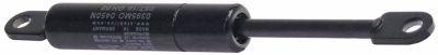 Gastrykfjeder L 160mm 395N LA 145mm D1 ø 158mm D2 ø 6mm Hul ø 6mm til vakuumapparat