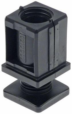 Apparatfod Plastik H 15-50mm Vægtykkelse 1-1,5mm Rørtype 35x35 VPE 1 Stk.