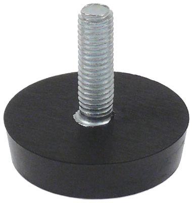 Apparatfod Gevind M8 ø 39mm H 10mm Gevind L 25mm VPE 1 Stk.
