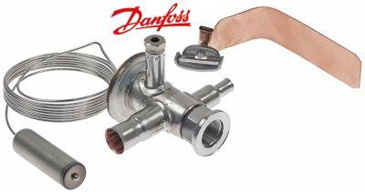 Ekspansionsventil Kapillærrør 1500mm lige Indgang 6mm ODF Type TUA  - DANFOSS p max 34bar