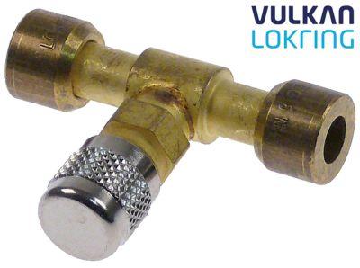 Kobling 6NKMSSV00 med Schraderventil Driftstryk maks. 25bar / 360psi