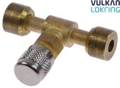 Kobling 5NKMSSV00 med Schraderventil Driftstryk maks. 25bar / 360psi