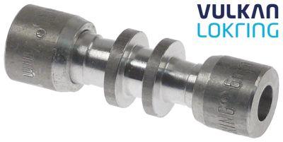Kobling für rør-ø 6/7mm AL Driftstryk maks. 50bar VPE 1Stk.