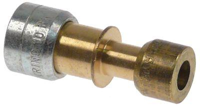 Kobling Driftstryk maks. 25bar / 360psi für rør-ø 10mm/6mm til kobberrør VPE 5 Stk.