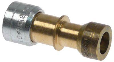Kobling Driftstryk maks. 25bar / 360psi für rør-ø 10mm/8mm til kobberrør VPE 5 Stk.
