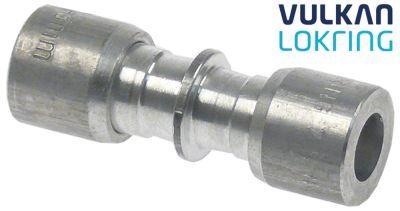 Kobling 8/7,5NRAL00 Driftstryk maks. 25bar / 360psi