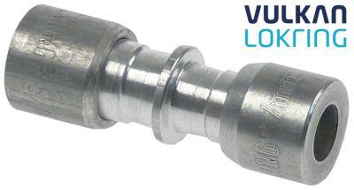 Kobling 8/7NRAL00 Driftstryk maks. 25bar / 360psi für rør-ø 8mm (5/16