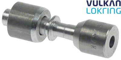 Kobling 4/2NRAL00 Driftstryk maks. 25bar / 360psi für rør-ø 4mm (5/32