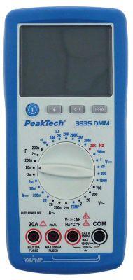 Multimeter 3335DMM manuel 1Hz-20kHz 1mV-700V 0,1mV-1000V Visningsomfang 4 cifre