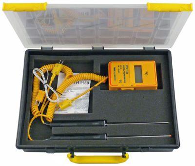 Temperaturmåleinstrument-sæt Måleenhed °C med temperaturmåleinstrument Type GTH 1150 Føler K