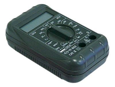 Multimeter manuel 1mV-750V 1mV-1000V 1µA-200mA Type YF-602 Mål 120x72x37mm Visning 3½ cifre