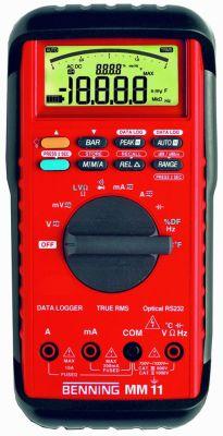 Multimeter MM 11 Auto-område 1Hz-100kHz 1µV-750V 1µV-750V Visningsomfang 5 cifre