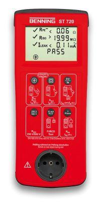Apparattester BENNING ST720 Beskyttelsesledermodstand 200 mA DC Nej Standard