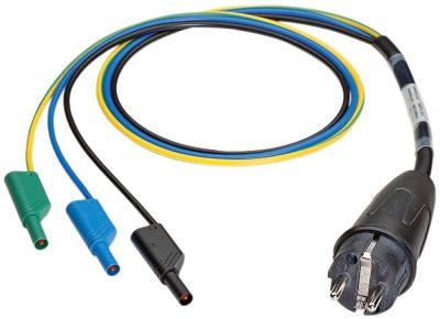 Måleadapter 1-faset/16A SCHUKO-ø4mm til model BENNING ST720 til apparattester